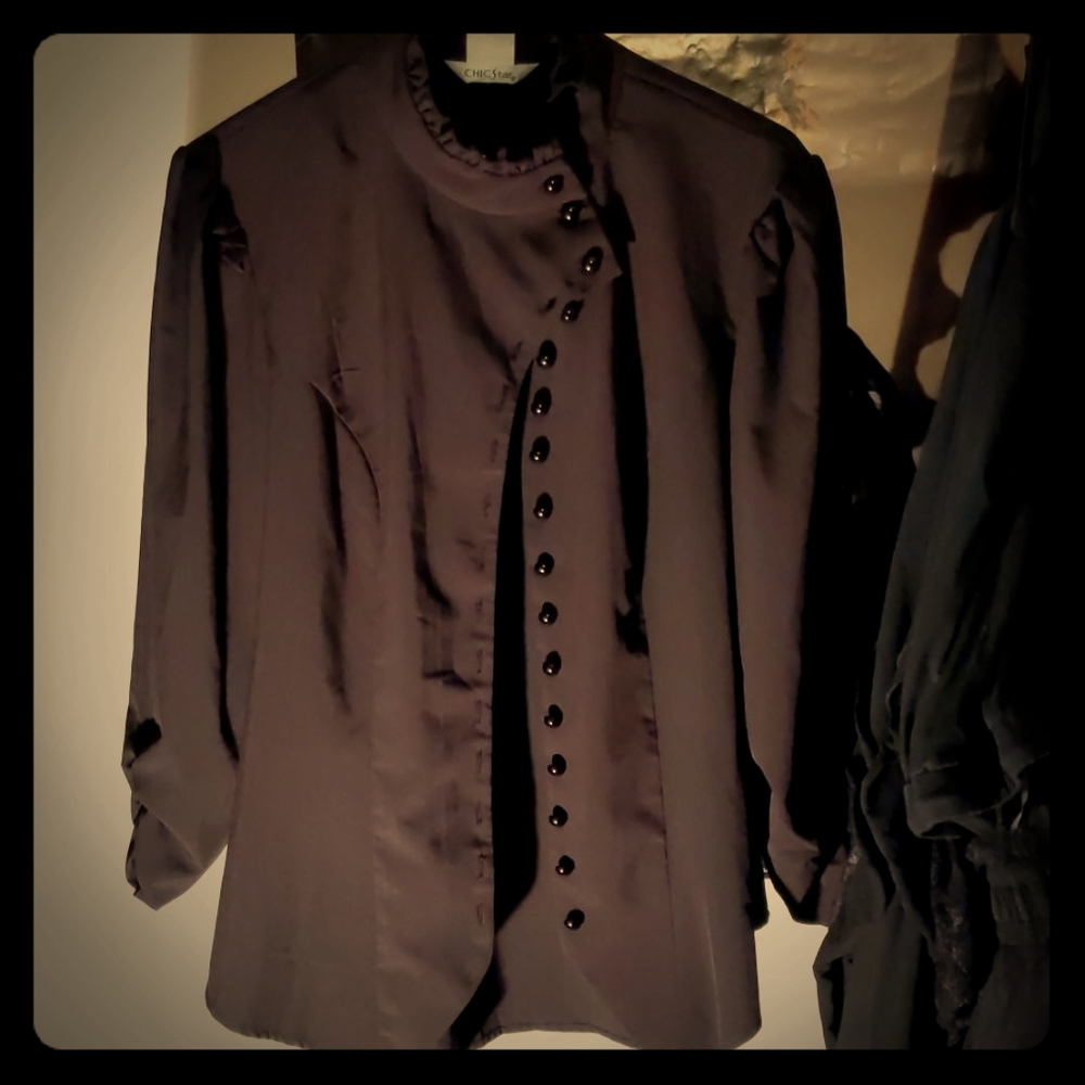 ChicStar Steampunk Blouse Top